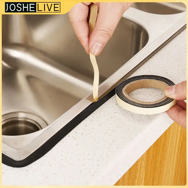 

Kitchen gas counter cooktop gap mold mildew moisture tape, soundproof door and window seal anti-scalding tape