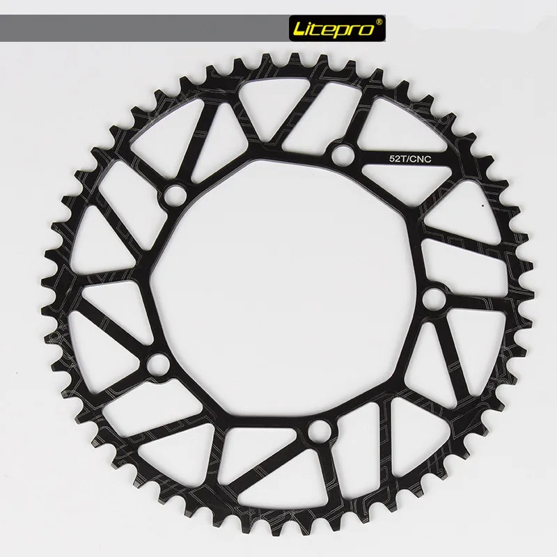 Litepro Сверхлегкая фотовспышка 46/48/50/52/54/56/58T AL7075 BMX складные велосипедные детали BCD 130