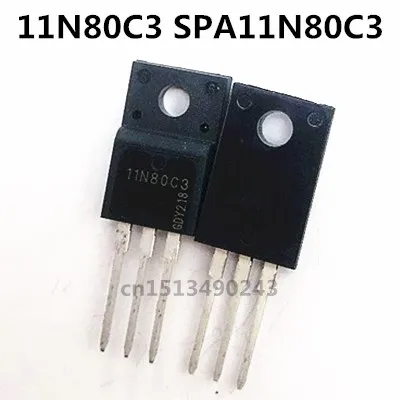 Оригинал 2 шт./11N80C3 SPA11N80C3 TO-220F 800V 11A Оригинал 2 шт./11N80C3 SPA11N80C3 TO-220F 800V 11A
