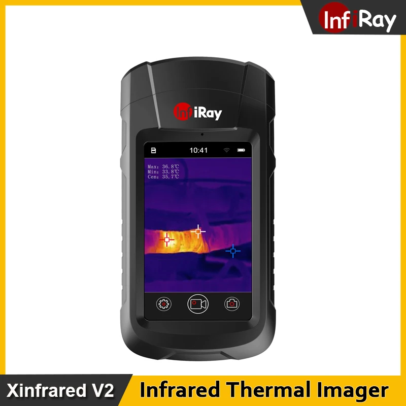 

Инфракрасный Тепловизор INFIRAY Xinfrared V2 HD, тепловизор с функцией ночного видения, 25 Гц, с поддержкой Wi-Fi