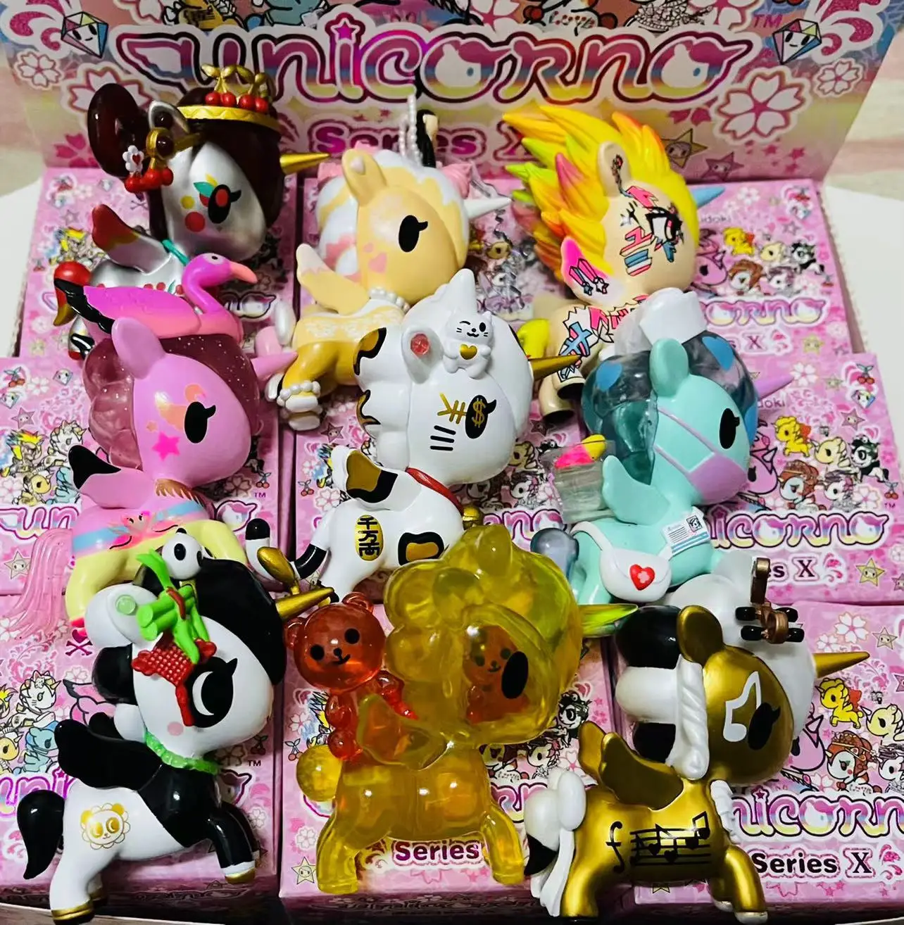 Фото Tokidoki Unicorn Family X Series слепая коробка - Коллекционная фигурка ангела медсестры пони, подарочный набор №1