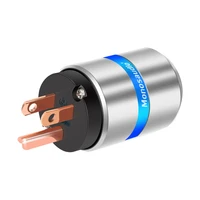 m106f106 99 998 red copper hifi us power plug american standard electric jackiec connector audio power plug