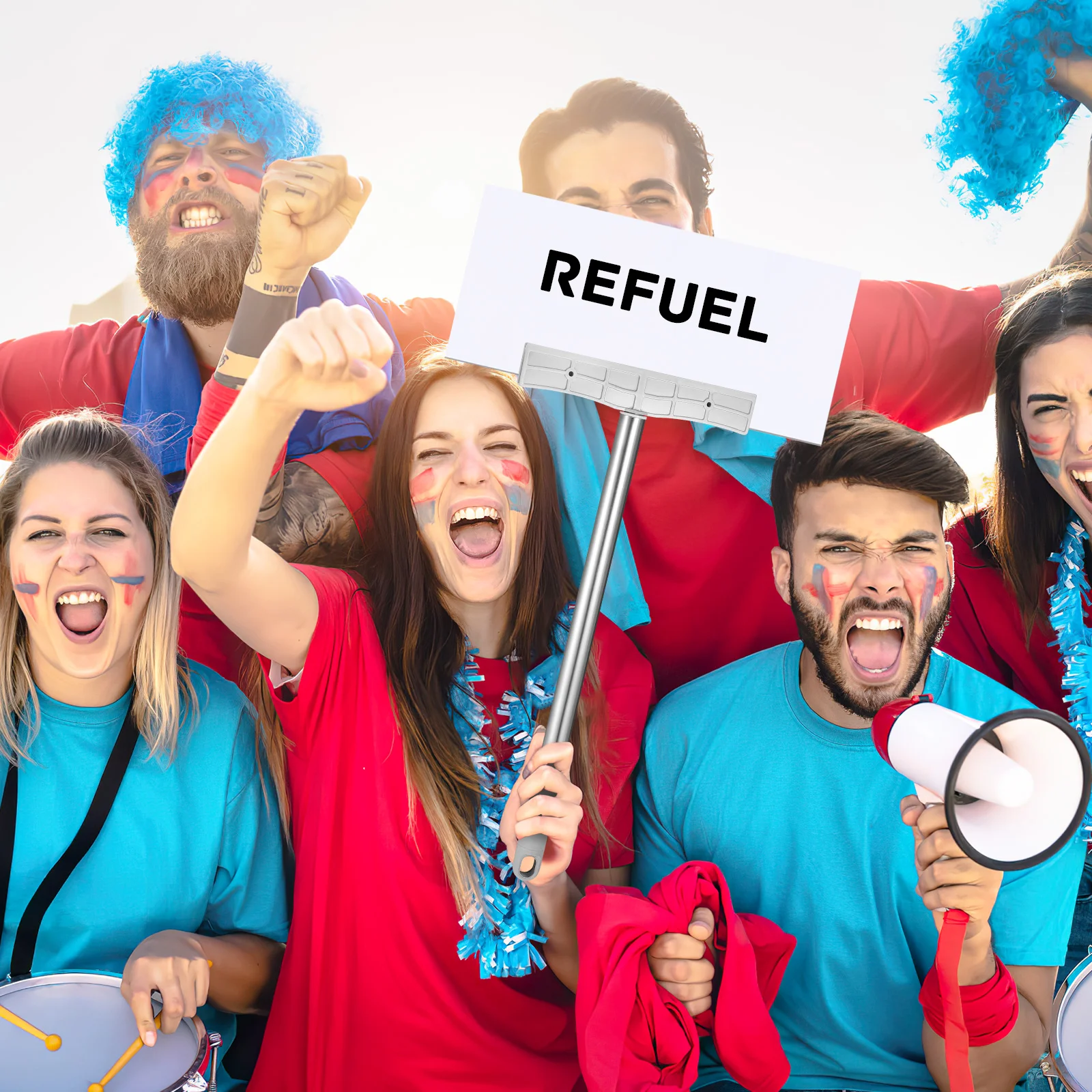 2 шт. ручной стержень для вывески спортивные встречи выставка держатель