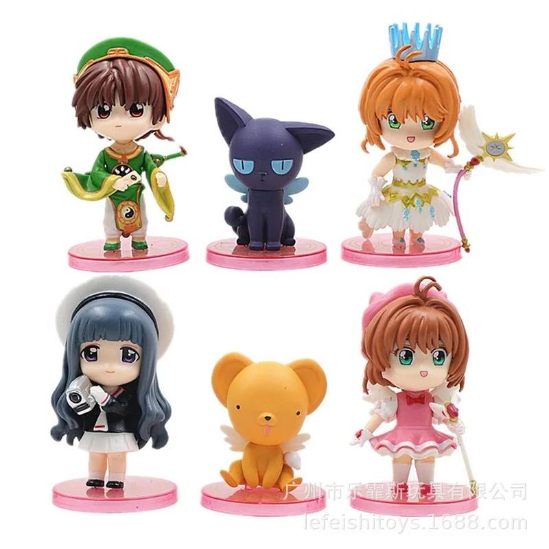 

Card Captor Toy Figures Pvc Stand Anime Model Jewelry Action Figure Ornament Kid Collection Doll Toys Kids Toy Gift