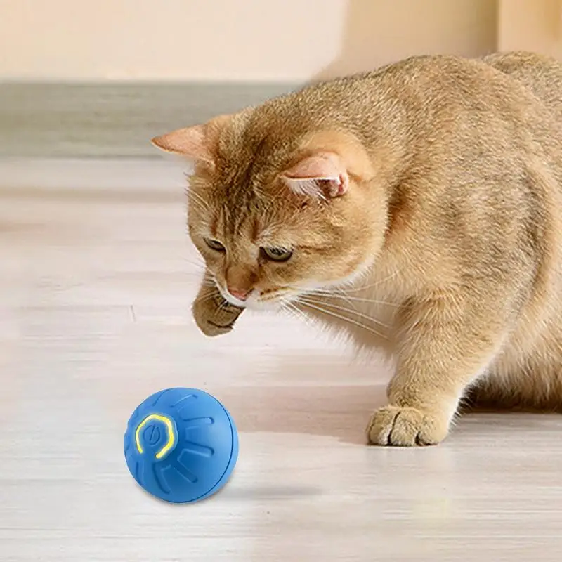 Игрушечный мяч для собак автоматический движущийся прыгающий катящийся USB умный