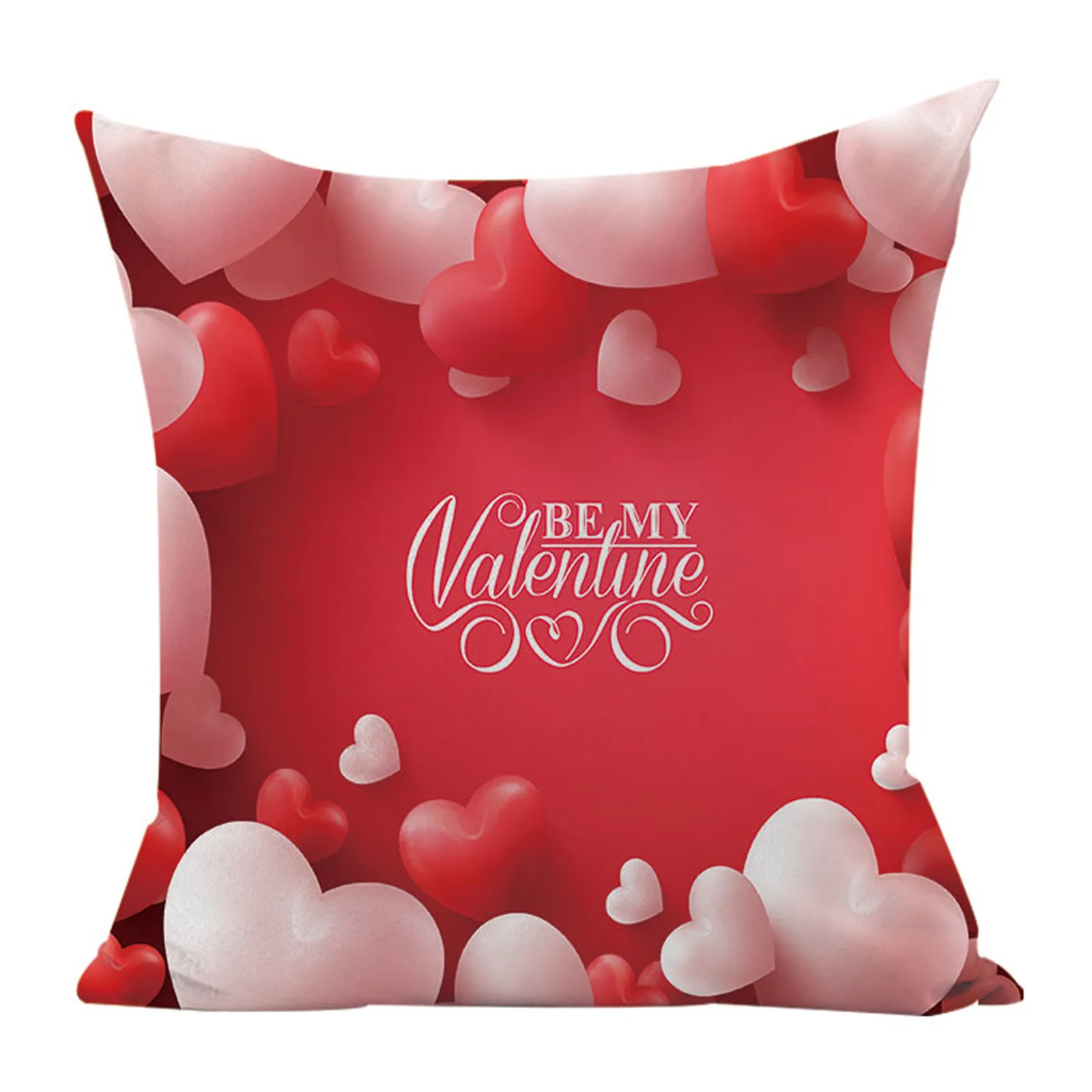 Top Selling Valentine's Day Pillow Case Linen Pillowcase Printing Sofa Home Decoration Accessories 45 x 45cm Dropshipping |