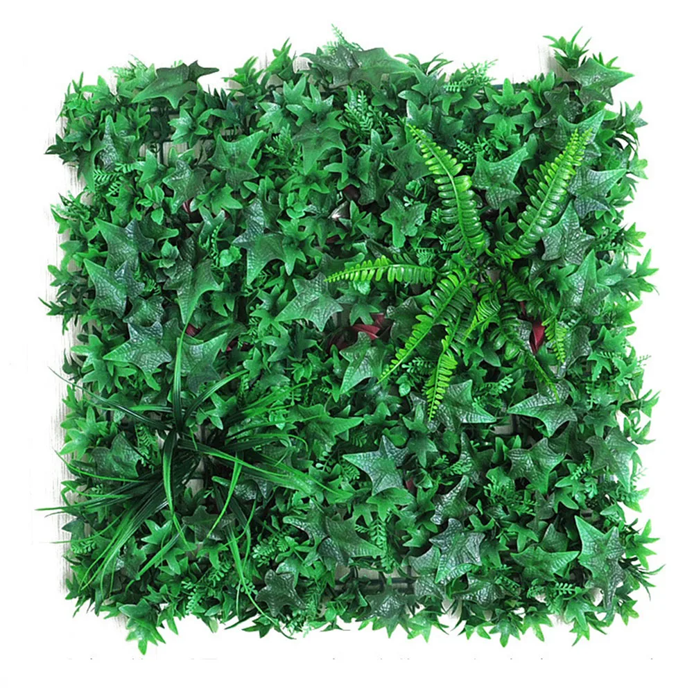 

Plastic Green Grass Artificial Turf Home Decoration Practical 50x50cm Green High Quality Material Easy To Clean