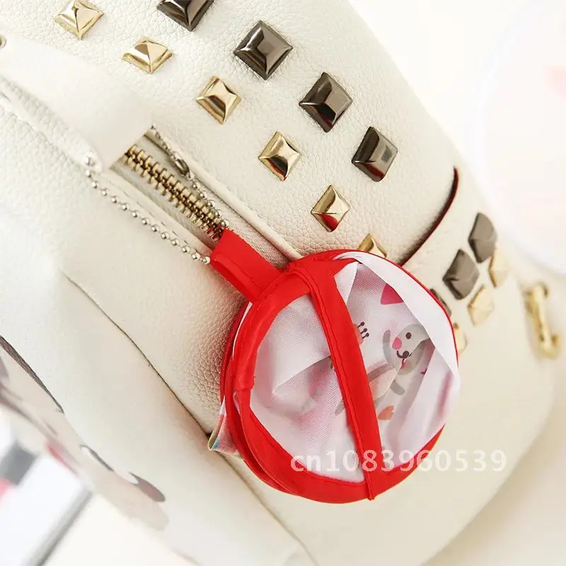 1 шт. Портативный японский складной мини-Веер мультяшный Карманный тканевый веер