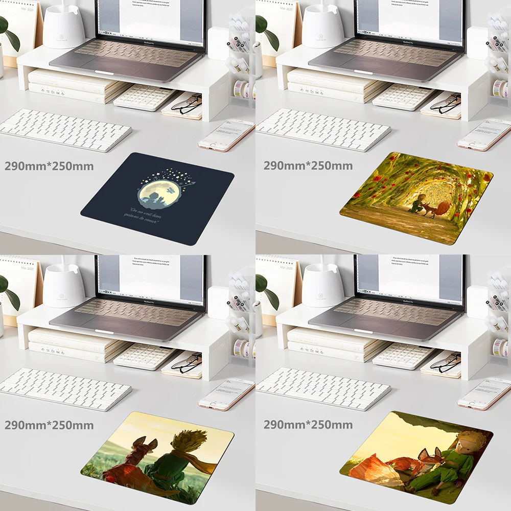 

High Quality The Little Prince and The Fox DIY Design Pattern Game mousepad Top Selling Wholesale Gaming Pad mouse boy girl gift