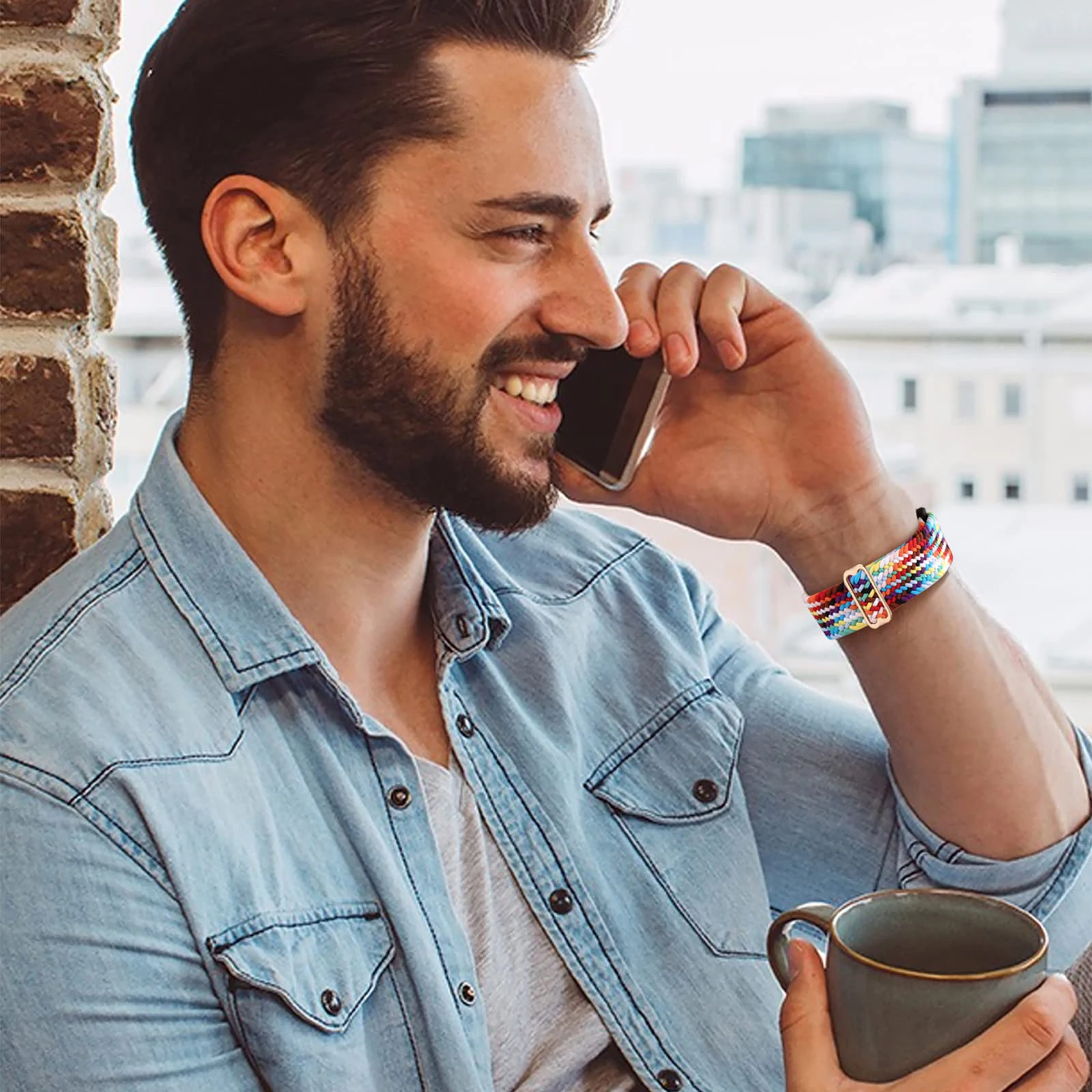 Ремешок с плетеной петлей для Redmi Watch 4 регулируемый нейлоновый сменный Браслет