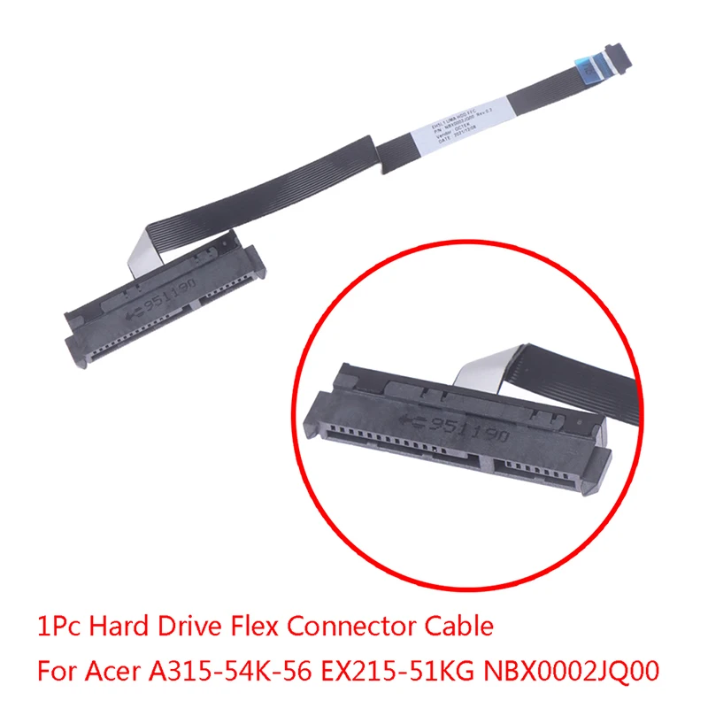

12cm Hard Drive Flex Connector Cable For Acer A315-54K-56 EX215-51KG HDD Interface NBX0002JQ00