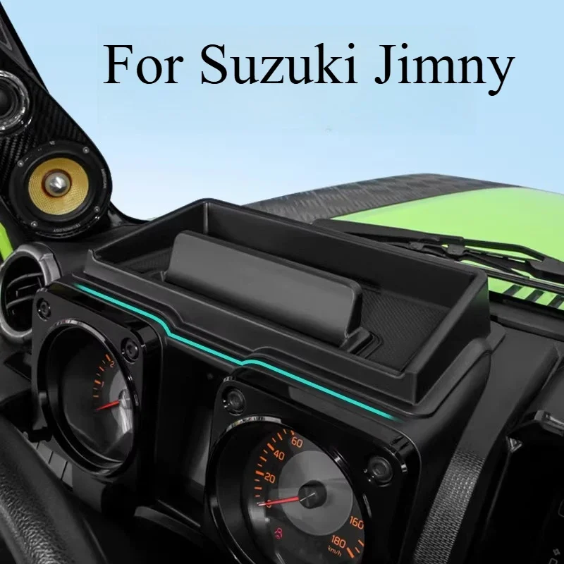 Фото Для Suzuki Jimny JB74: Модифицированный органайзер для приборной панели, навигационный бокс, автомобильные аксессуары №1