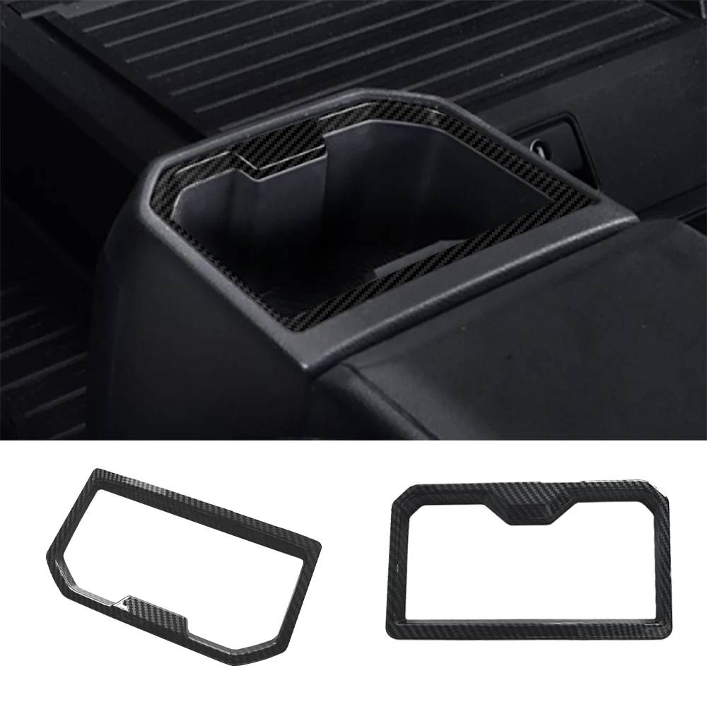 2 шт. передний и задний держатель для чашки из углеродного волокна лицевая панель