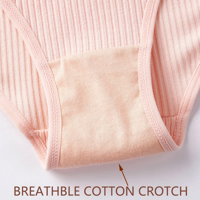 Женские хлопковые трусы S-2XL цвет в ассортименте