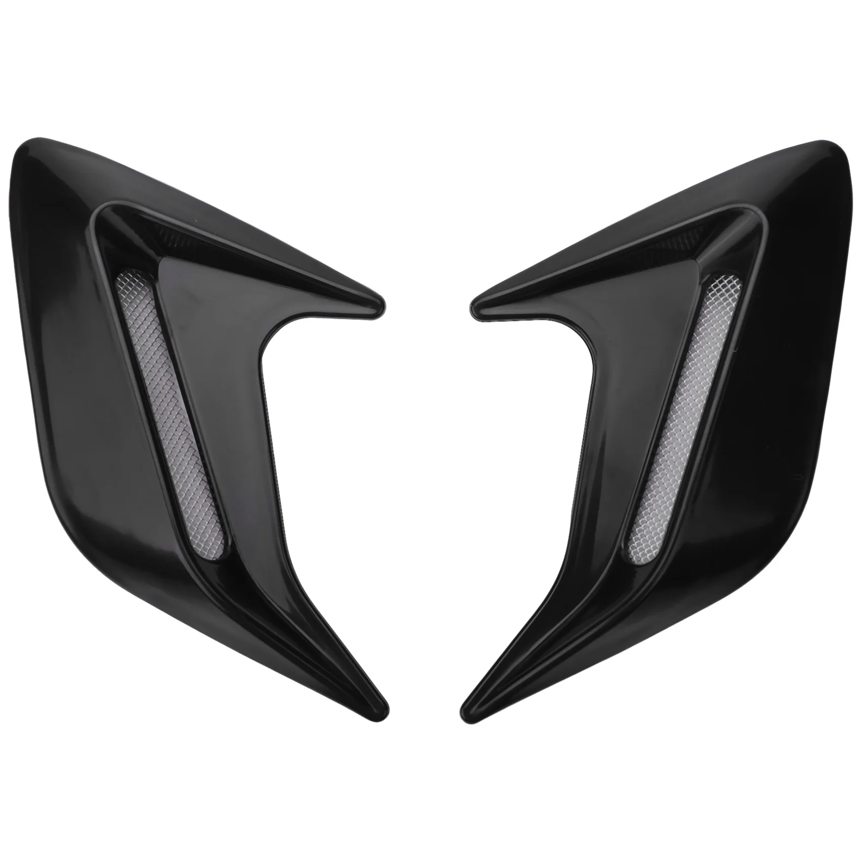 

Universal Car Vents Decorative Car Style Air Flow Vent Hood Black