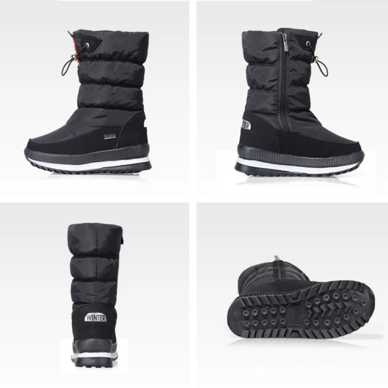 -40 Celsius Women Snow Boots Winter Female Boot Thick Plush Waterproof non-slip Thigh High Boots Fashion Warm Fur Woman Shoes