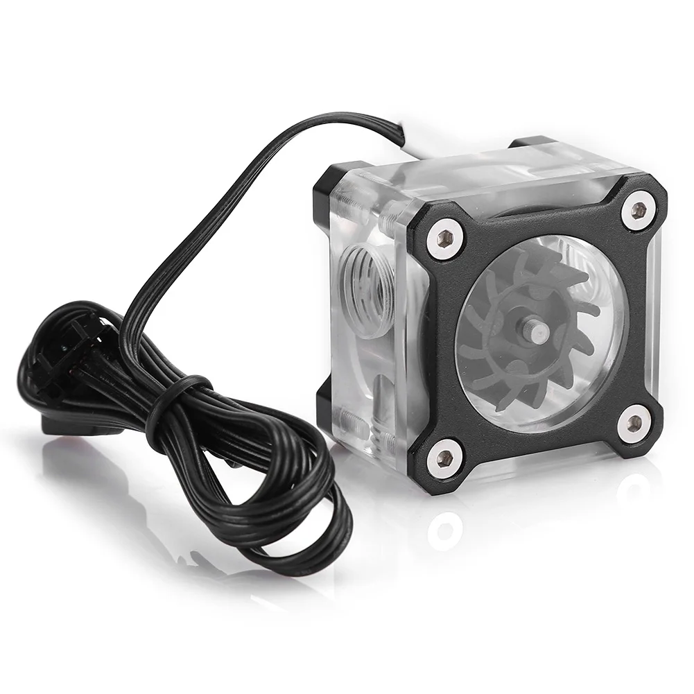 

R3 RGB Colorful Computer Water-Cooling Water Flow Meter G1/4 Female Thread Computer Accessories