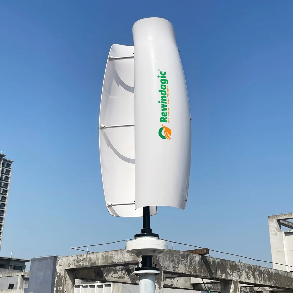 

Вертикальная ветряная турбина Rewindagic 10 кВт 12В 24В