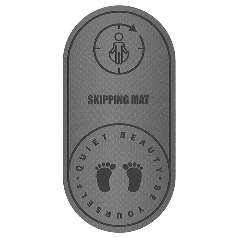

Skipping Mat-Household Silent Noise Floor Print Extra Thick Non Slip Exercise & Fitness Mat For Types Of Yoga