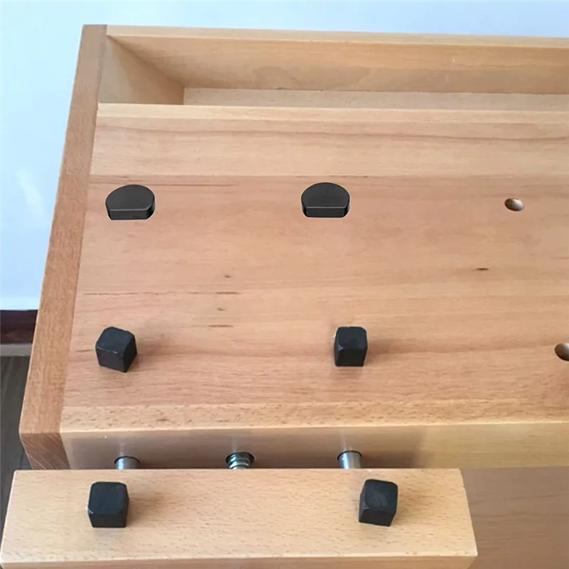 

4Pack Bench Dogs Woodworking, Aluminum Alloy Workbench Peg Brake Stop Positioning Planing Plug for Bench Dog Hole (19mm)