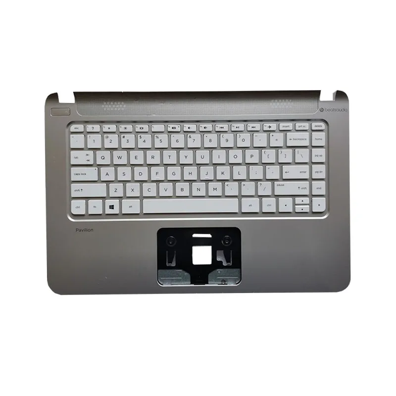 

New For HP Pavilion 14-V 14Z-V Palmrest W/ Keyboard (US) 767264-001 773715-001 Black Silver