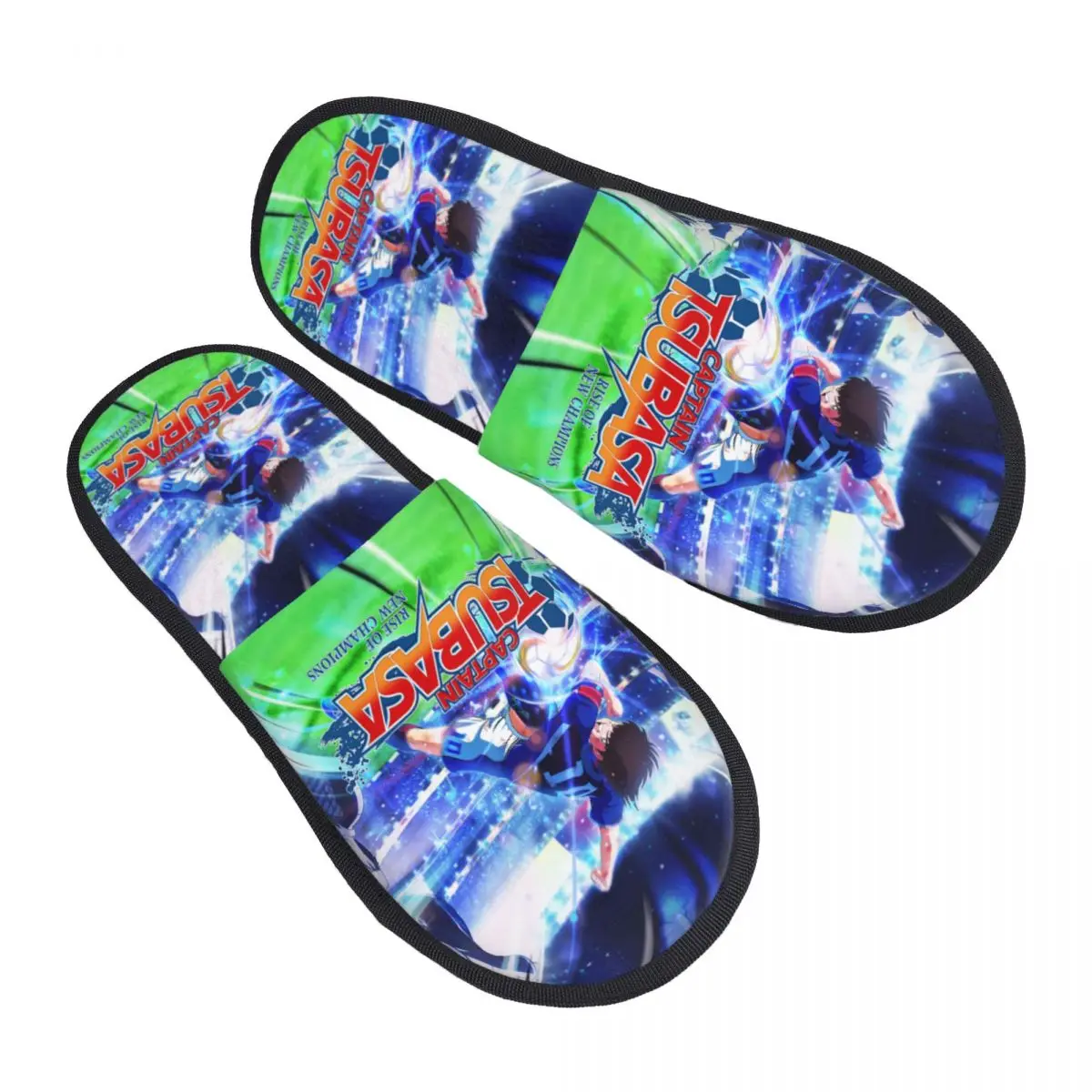 Женские тапочки из пены с эффектом памяти Капитан Цубаса мягкие теплые домашние