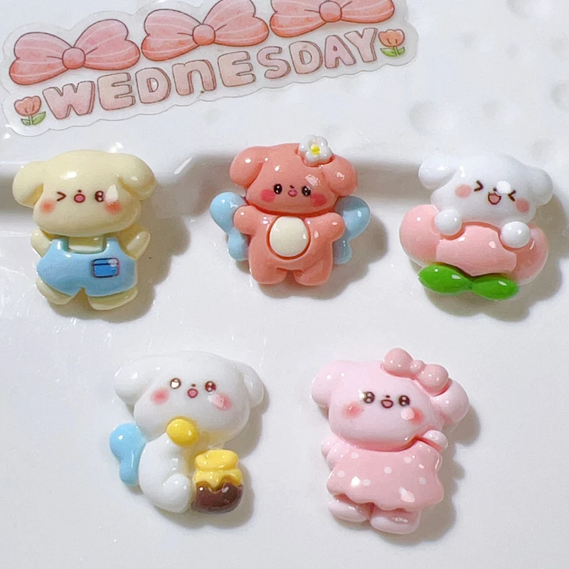 10 шт. новый милый миниатюрный мультяшный медведь кролик из смолы альбом для