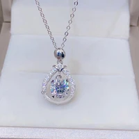 serenity day d color vvs1 12ct moissanite necklace jewelry s925 sterling silver diamond pendant for women wedding fine gift