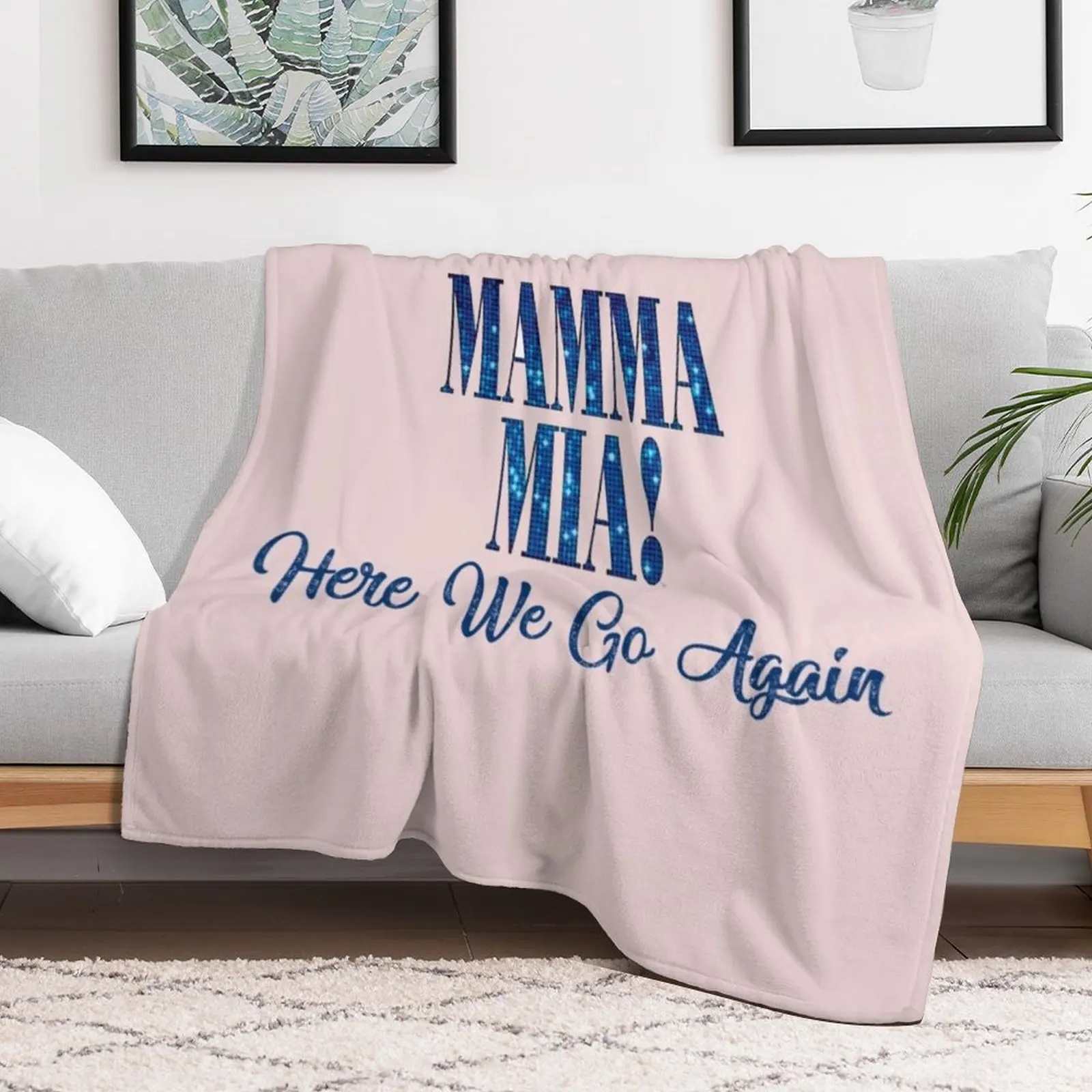 Одеяло Mama Mia Mamma Here We Go Again очень большое одеяло милые клетчатые одеяла