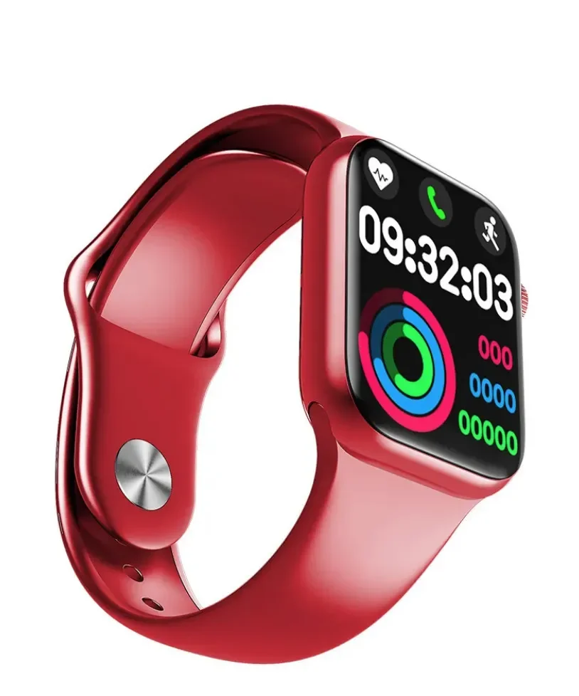 

Умные часы Smart Watch T55+, 44mm, красный