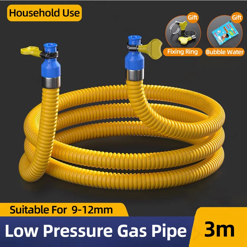 

Гибкая газовая линия, комплект гофрированных трубок из нержавеющей стали, труба для природного газа, комплект для переоборудования пропана, шланг для гриля