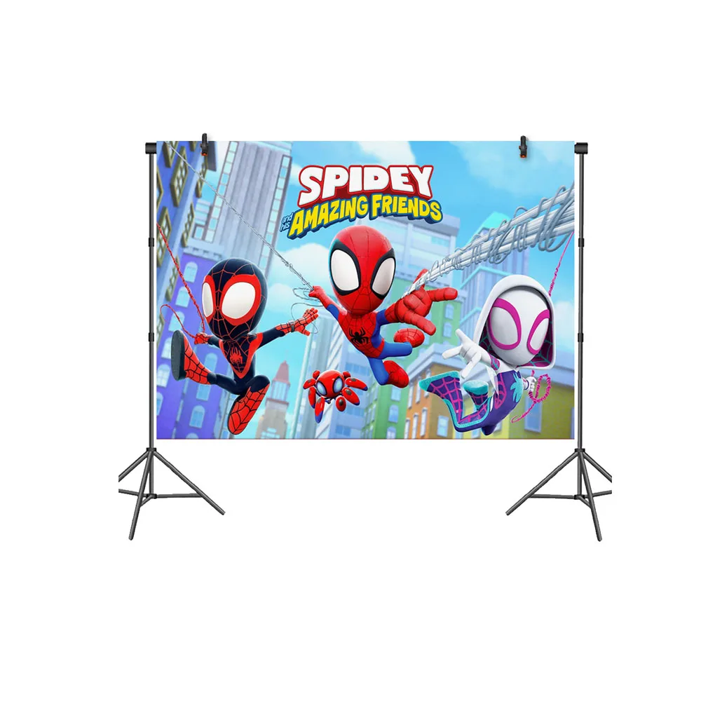 

Spidey And His Amazing Friends Birthday Party Decorations Paper Plates Cups Napkins Tablecloth Bags Spiderman Baby Shower Favors