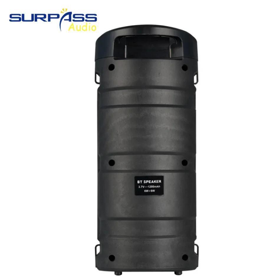 Двойной 4-дюймовый Bluetooth-динамик с аккумулятором емкостью 1200 мАч портативный