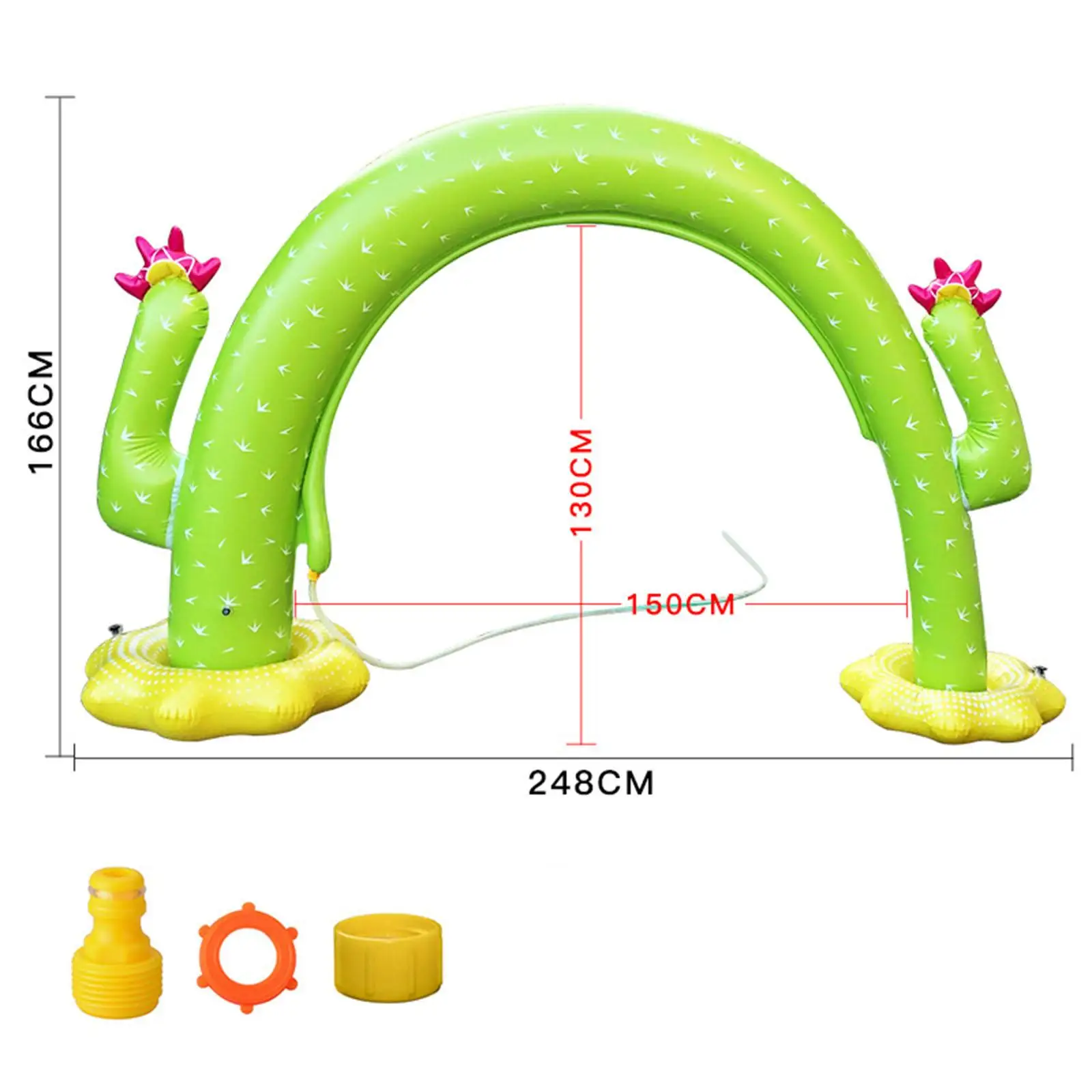 Надувной спринклер в виде кактуса водная игрушка для пляжных игр детских дней