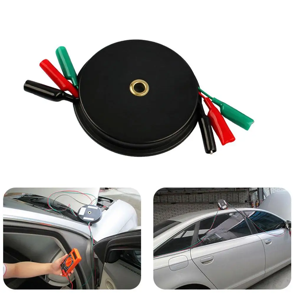 

1pc Portable Car Inspection Extension Cord Wire Reel Retractable Auto Repair Multimeter Cable Adjustable Auto Repairing Tools