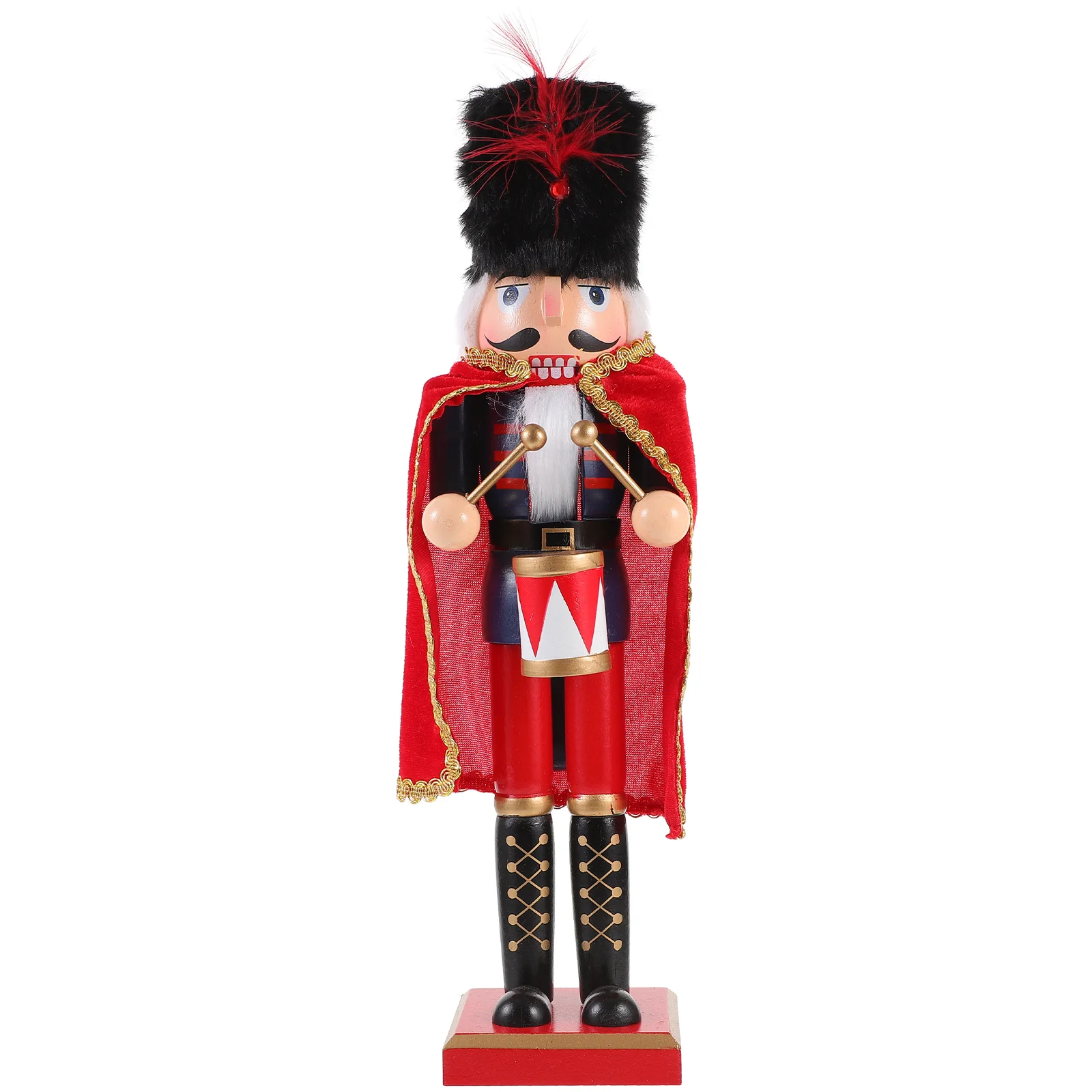 

Nutcracker Soldier Bookshelf Decor Festival Wooden Nutcrackers Craft Decorate Decorations for Office Xmas Table Desktop