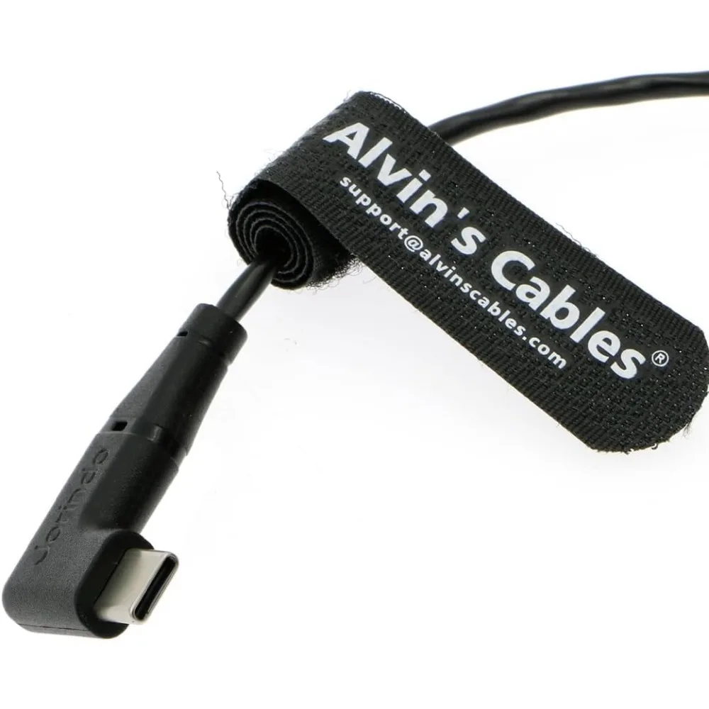 Кабели Alvin's USB-C Type-C PD под прямым углом и Weipu SF61BS2 2-контактный гнездовой кабель питания для BMPCC 4K 6K Blackmagic Pocket Cinema (art.: 3920d288cd7cd) - 3920d288cd7cd