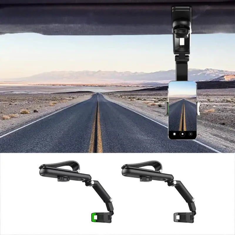 

Держатель для телефона на зеркало заднего вида Автомобильный держатель для сотового телефона 360 держатель для телефона на зеркало заднего вида крепление для телефона Универсальный Регулируемый держатель