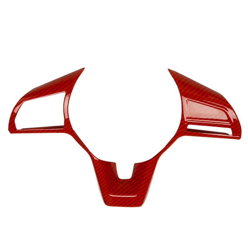 Аксессуары для интерьера автомобиля красная рамка рулевого колеса из