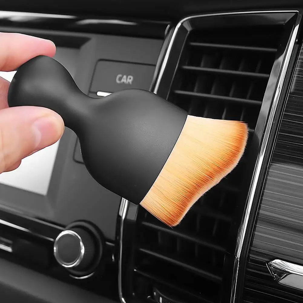 

Detailing Brush Ultra Soft High Density with Lid Car Interior Cleaning Dust Removal Brush for Automobile