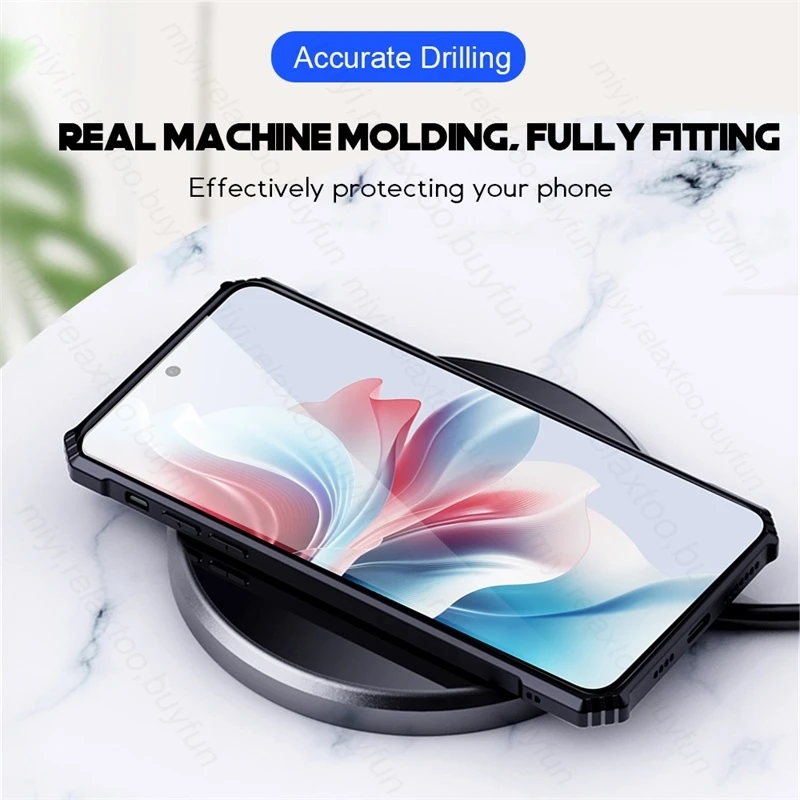 Прозрачная акриловая задняя крышка для Oppo Reno11 F защита фотокамеры противоударный