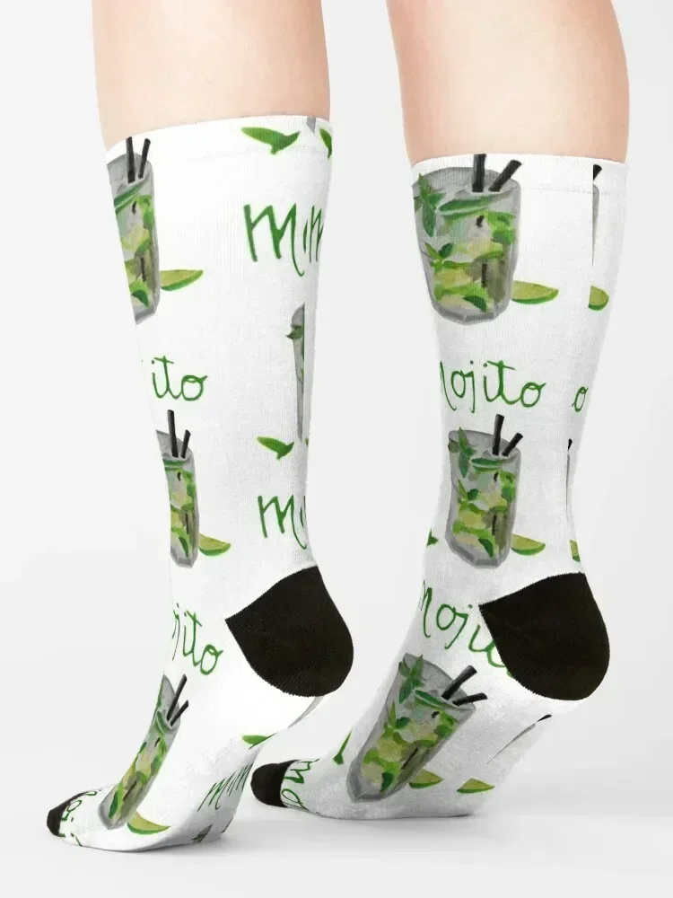 Mojito коктейль Paintig Носки для бега Нескользящие свободные профессиональные