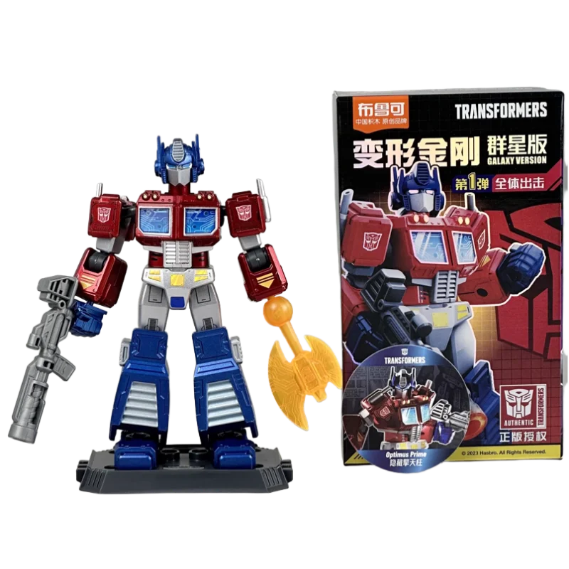 Фото Оригинальная коллекционная фигурка BLOKEES Transformers Star Edition 1 (слепая коробка), аниме-игрушка для сборки, мобильная модель, украшение, праздничный подарок №2