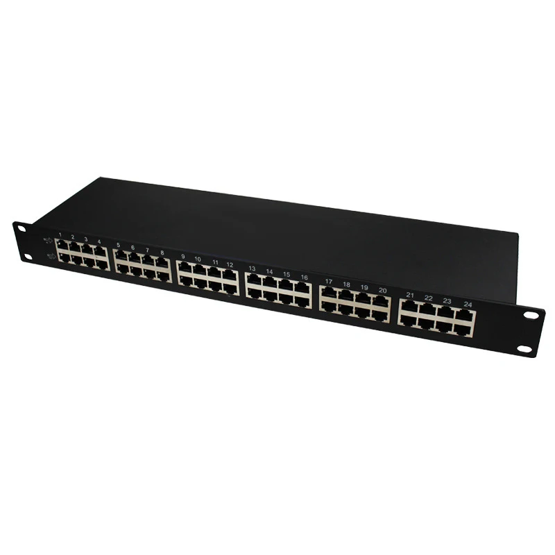 

24ports 6V 100M rack mount type RJ45 surge protector for network surge protection