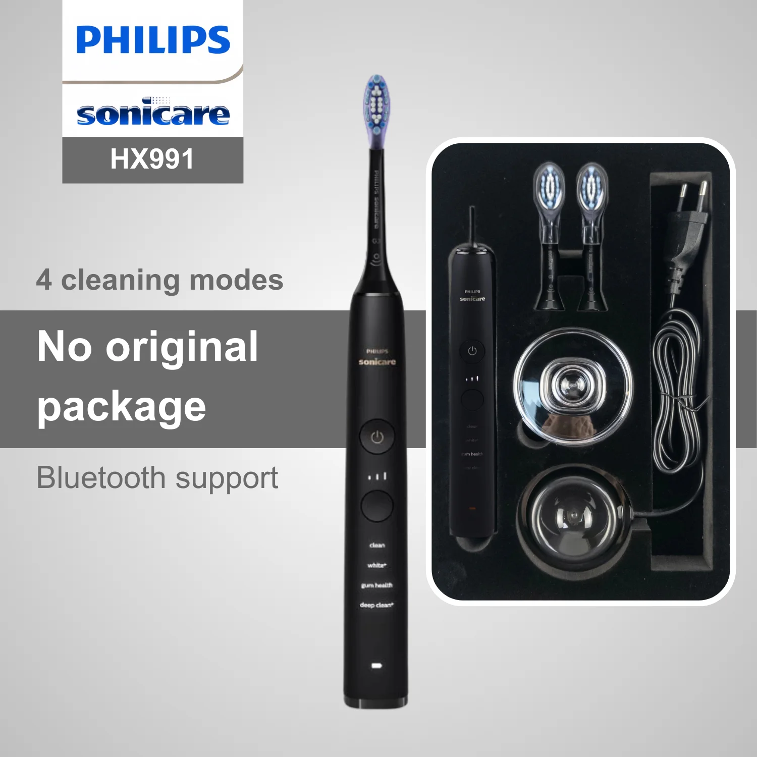 Электрическая зубная щетка Philips Sonicare HX991 без оригинальной упаковки насадка для