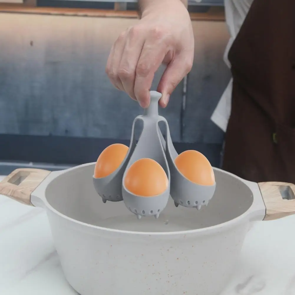 Кухонный инструмент для завтрака противоожоговый котел яиц силиконовое яйцо