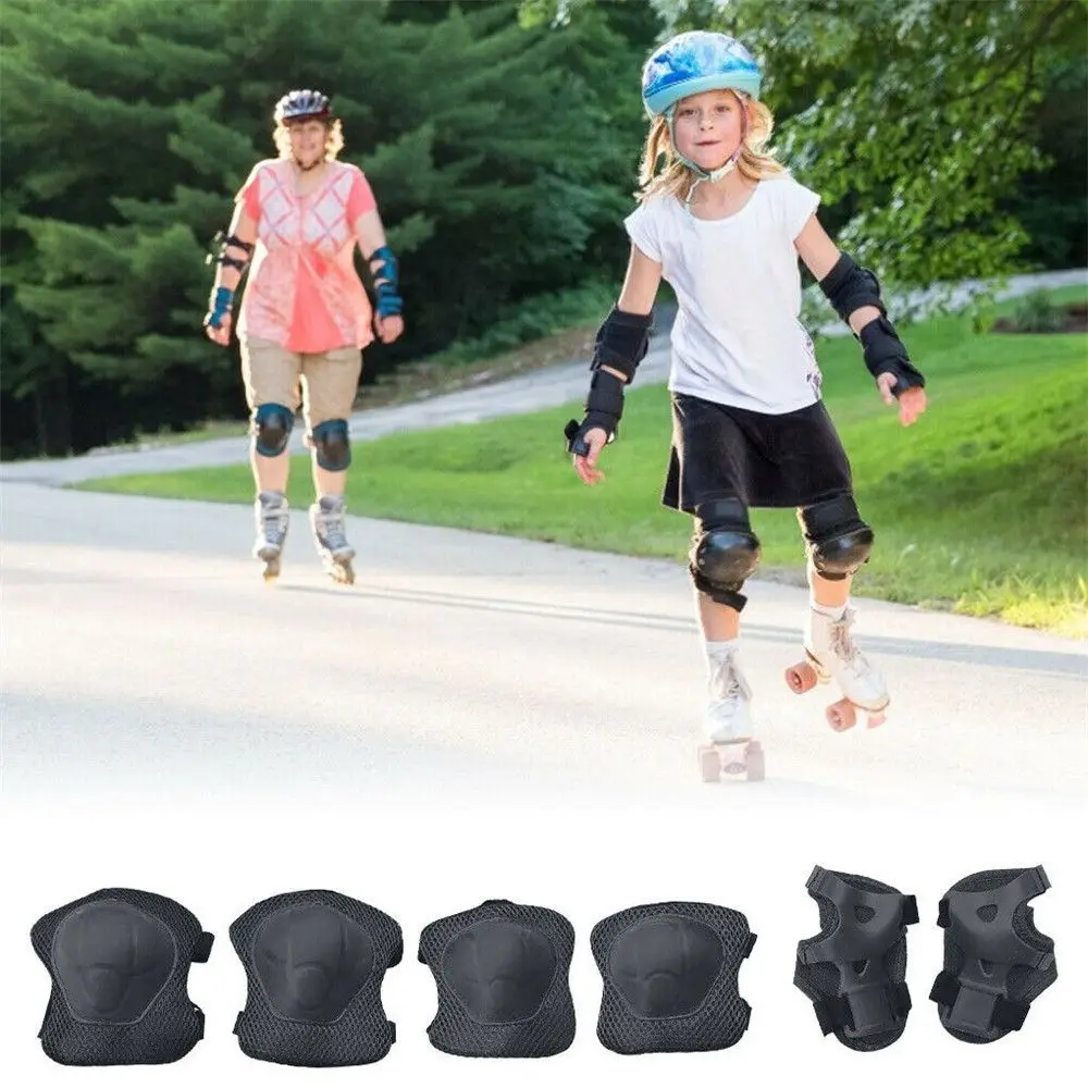 

Fashion 6Pcs/set Kids Children Knee Pads Bike Skateboard Skating Cycling Protection Elbow Guard Scooter Children Protector