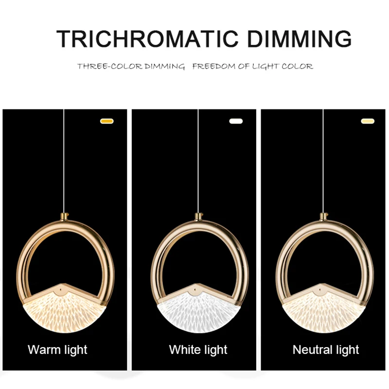 Nordic LED Pendant Lights Indoor Lighting Luxurious Hanging Lamp For Home Dining Tables Living Room Decoration Bedside Light 4