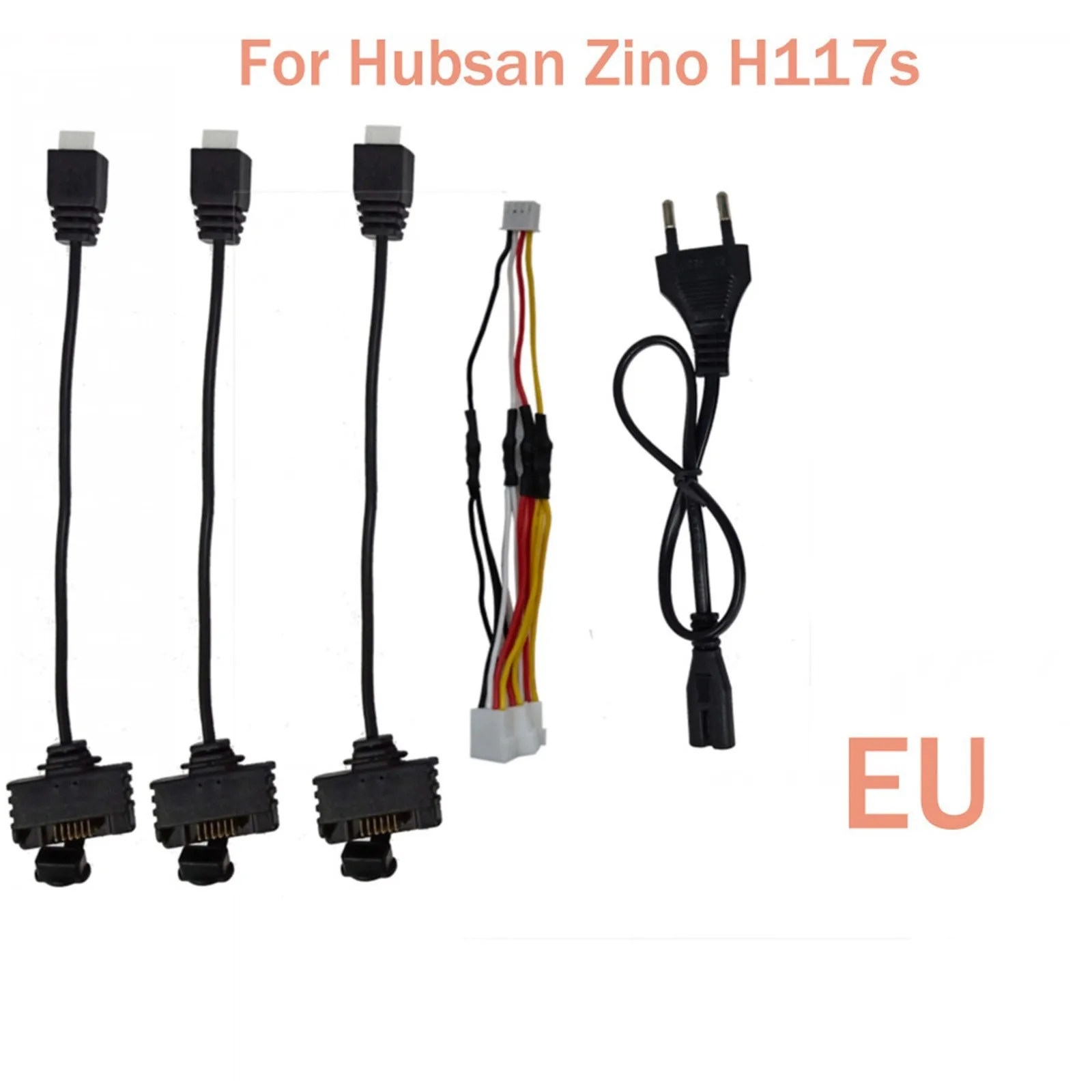 

Hs210 Compatible With HubsanZino H117S Quadcopter Battery B3 Charger Charge Three Cable Adapter