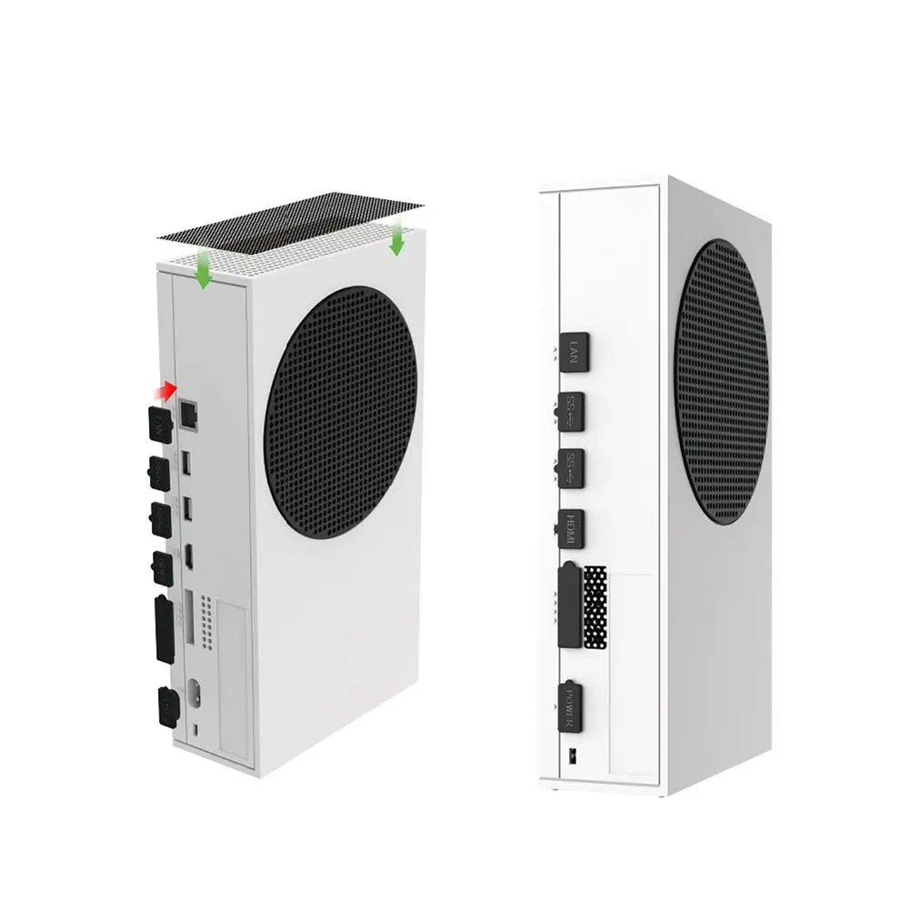 

Пылезащитная заглушка для игровой консоли, чехол, Пылезащитный фильтр, комплект пылезащитных аксессуаров, совместимый с консолью Xbox серии S